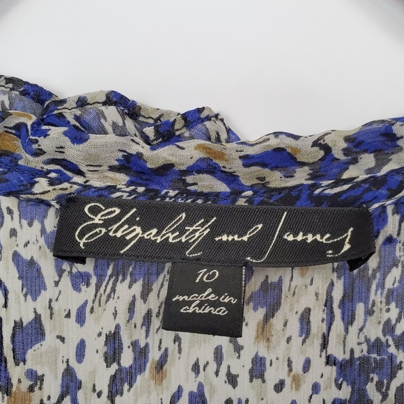 Elizabeth & James Silk Marilyn Maxi Dress Size: 10 - Picture 8 of 14